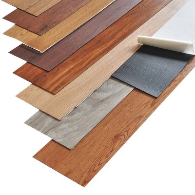 Modern 152*914*2mm Vinyl Flooring Lvt Indoor Self Adhesive Plastic Flooring